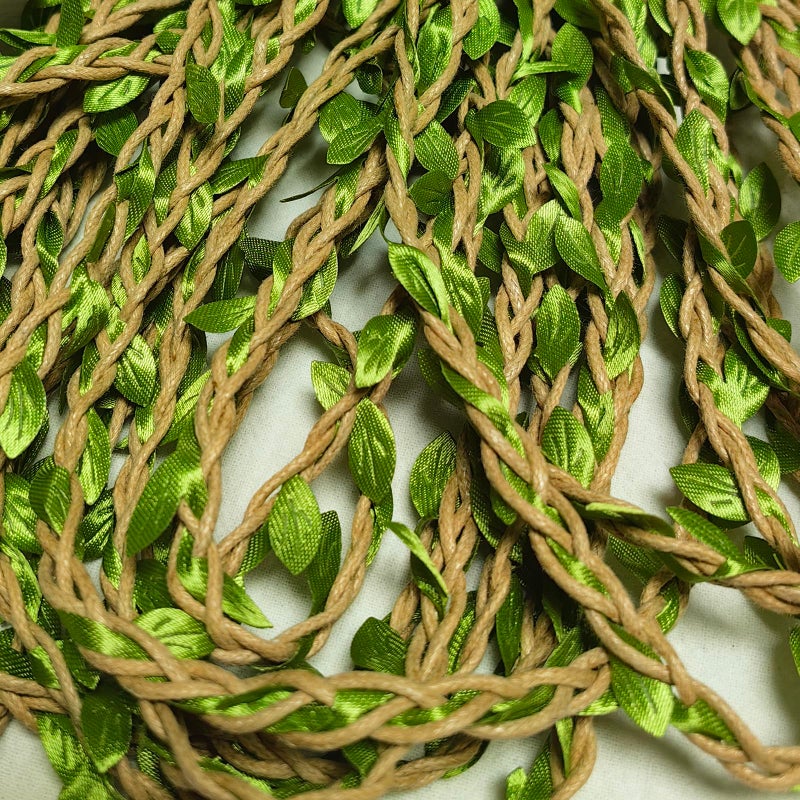 Chenkou Craft تشينكو كرافت 10م نباتات زينة صناعية مزيفة من أوراق الكرمة لتزيين حفلات الزفاف والديكور المنزلي الريفي - Image 1